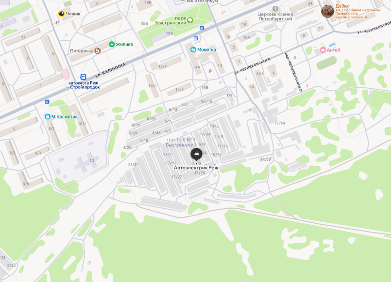 Карта проезда